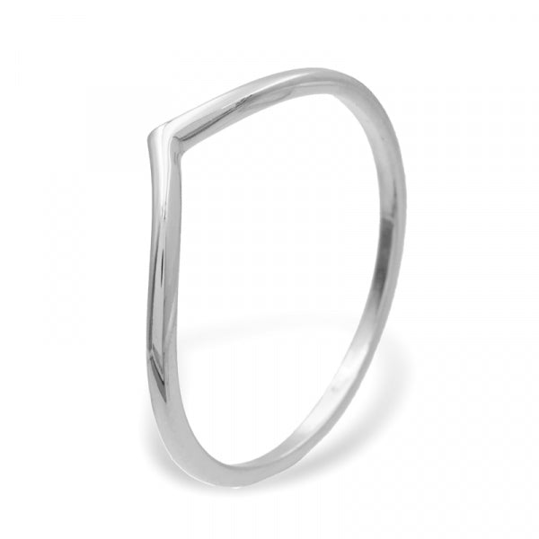 Wishbone Ring aus 925er Silber