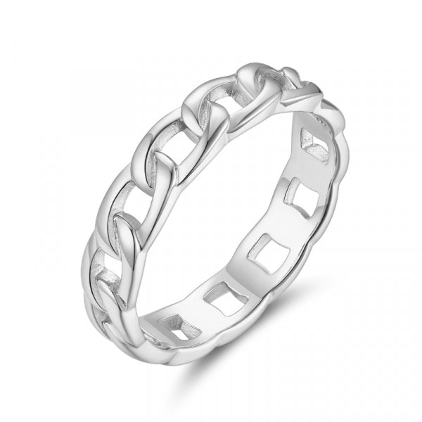 Ketten Ring aus 925er Silber