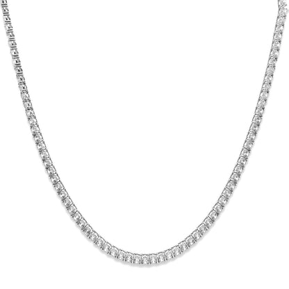 Tennis-Kette mit 925er Silber rhodiniert