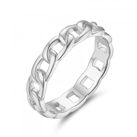 Ketten Ring aus 925er Silber