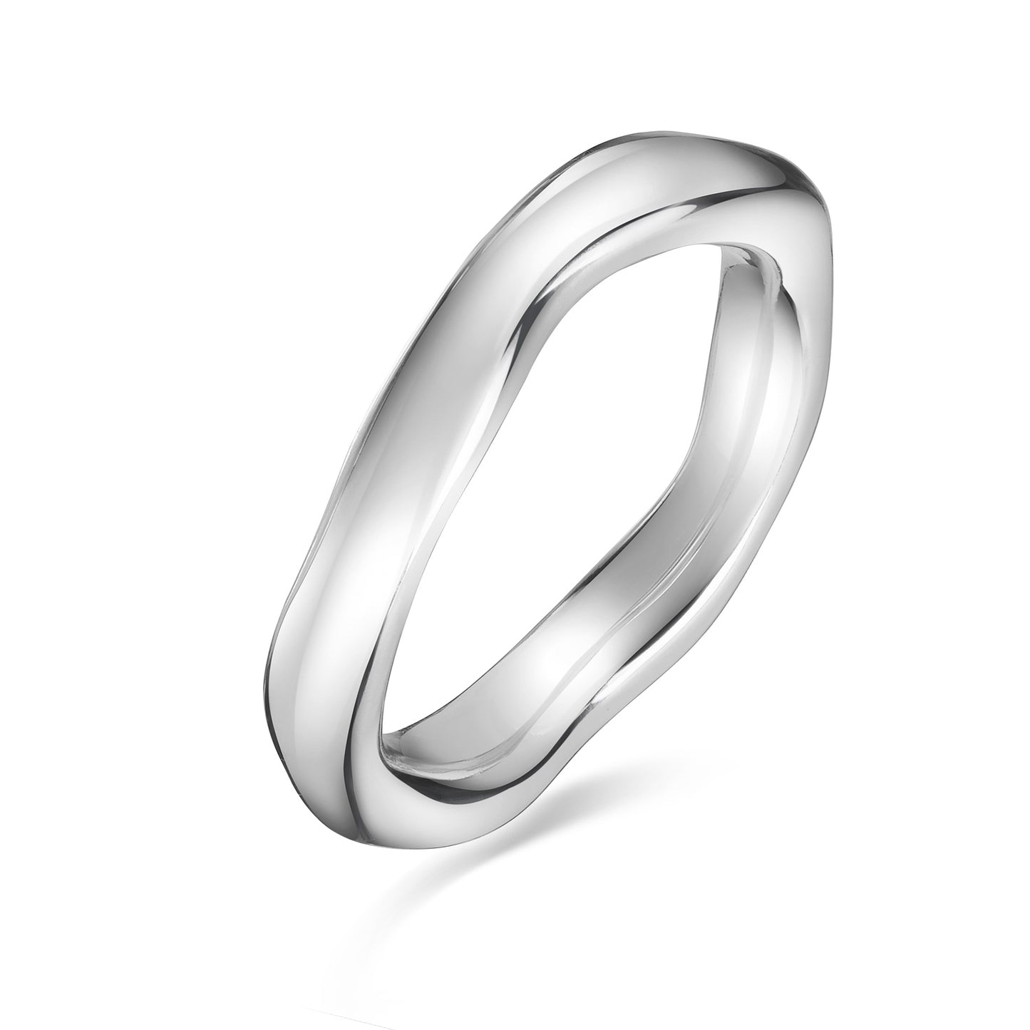 Organic Ring aus 925er Silber