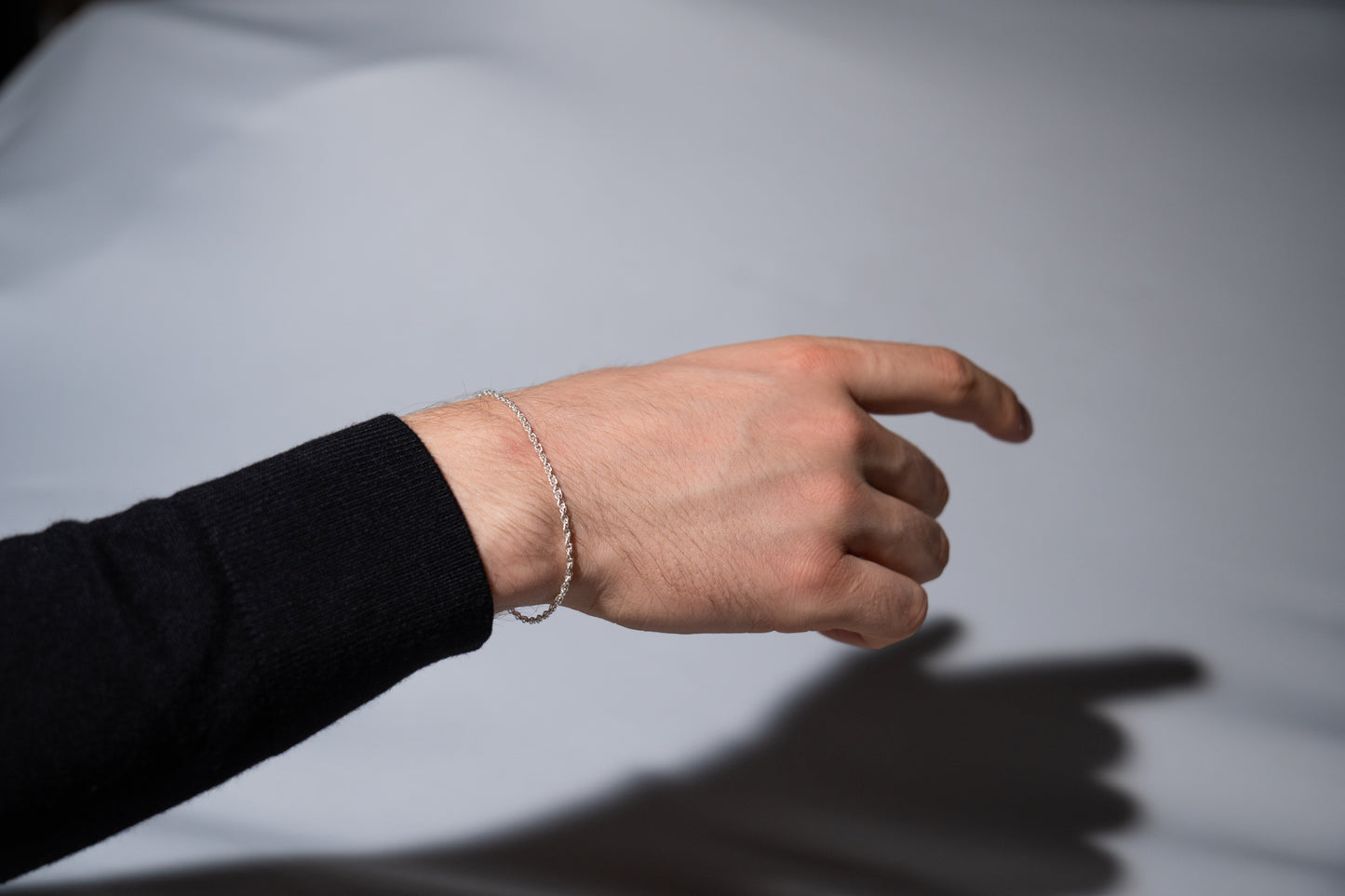 Doppelanker Armband aus 925er Silber