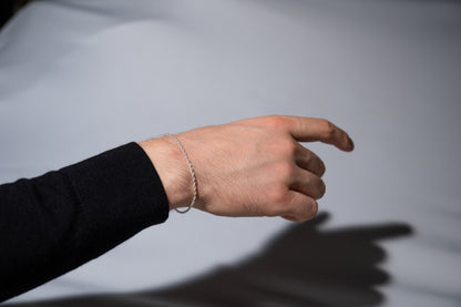 Doppelanker Armband aus 925er Silber