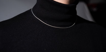 Kordelkette aus 925er Silber