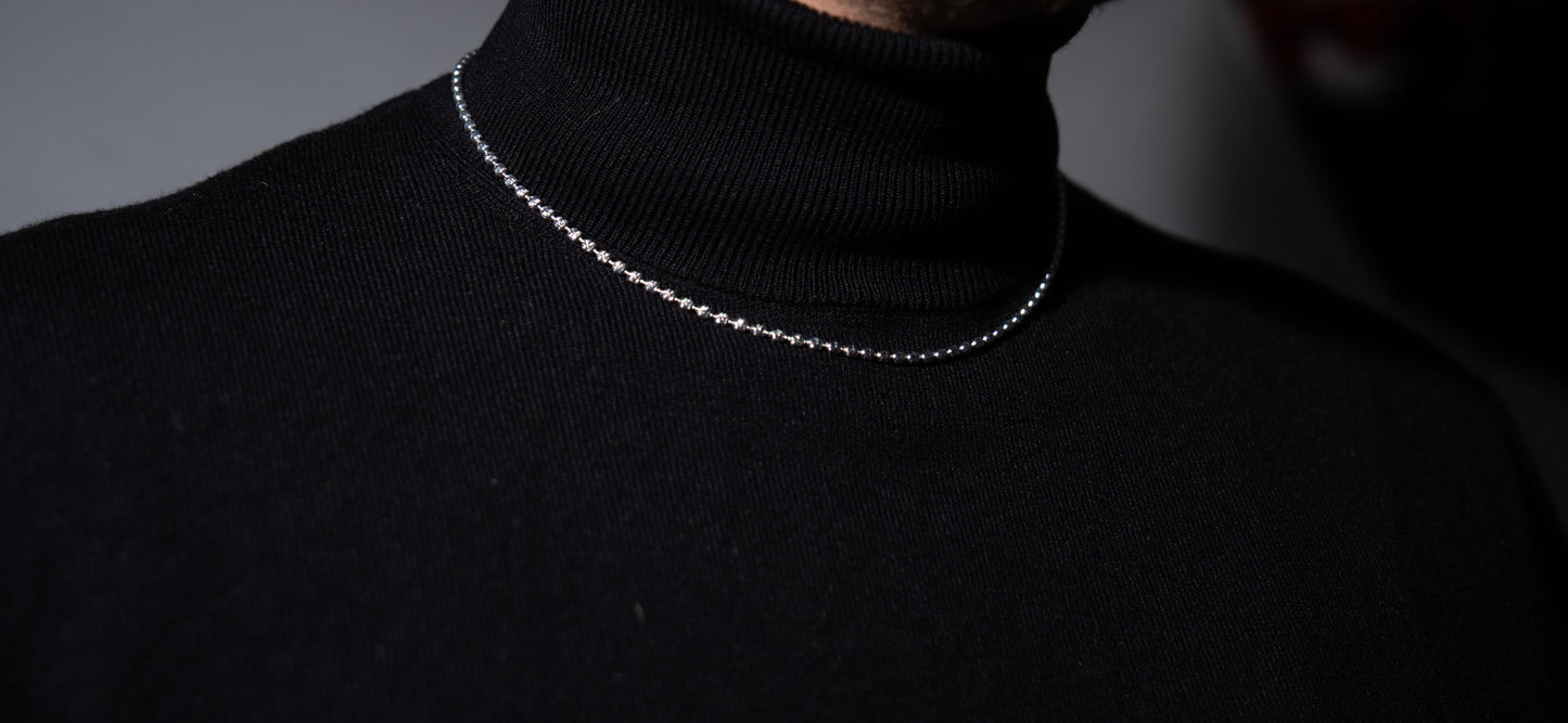 Kugelkette aus 925er Silber