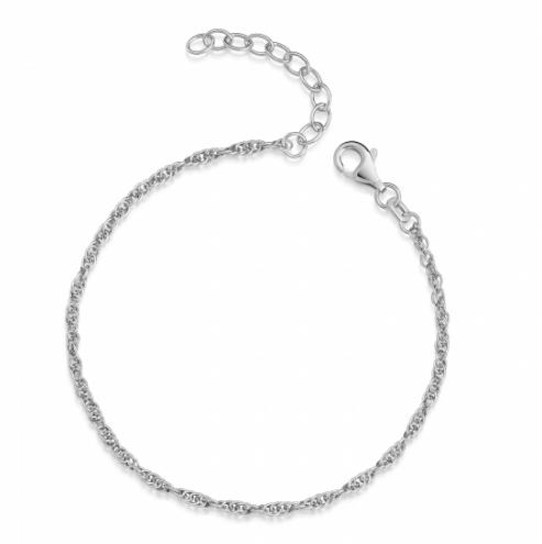 Doppelanker Armband aus 925er Silber