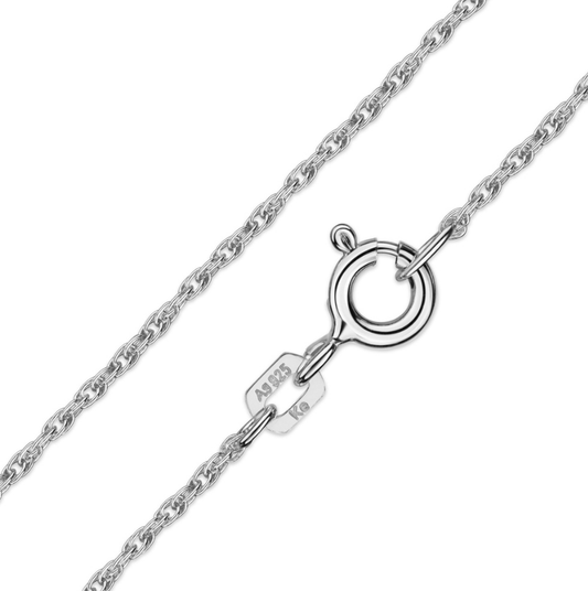 Doppelanker Kette aus 925er Silber